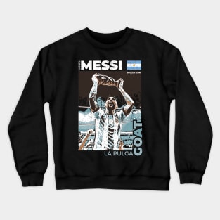 Lionel Messi - Street Art - Soccer Icons Crewneck Sweatshirt